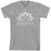 Threadrock Men's Breathe Lotus Flower T-Shirt