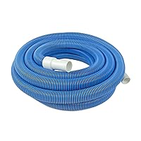 Poolmaster 33440 Heavy Duty In-Ground Pool Vacuum Hose With Swivel Cuff, Made in the USA, 1-1/2-Inch by 40-Feet