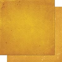 Scrapbooking Paper Double Dot Honey Yellow, 30,5x30,5 cm, 190g/m2