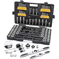 GEARWRENCH 114 Pc. SAE/Metric Ratcheting Tap and Die Set - 82812