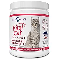 Vital Planet - Vital Cat Multi Vitamin Mineral and Antioxidant Powder for Cats 75 gram 30 Servings
