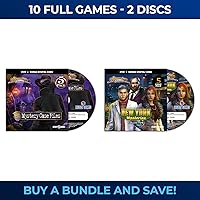 Mystery Hidden Object Games Bundle for PC - Mystery Case Files & New York Mysteries - 2 DVD Pack + Digital Download Codes (10 PC Games)