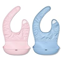 Roll-Up Bib - 2 Pack - Blossom and Dusk
