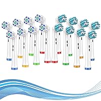 Replacement Brush Heads Compatible with Oral B,Electric Toothbrush Heads Cross Action for Oral-b Braun Pro 1000/sensitive and More