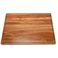 Premium Acacia Wood XL Cutting Board 1in thick - 27.5in x 19.5 in/Noodle Board/Charcuterie Brd