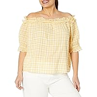 Tommy Hilfiger Women's Ruffle Off the Shoulder Blouse