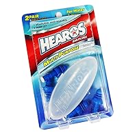 Hearos Multi-Purpose Reusable Silicone Ear Plugs Includes Free Case, 2 Pair (Pack of 3)