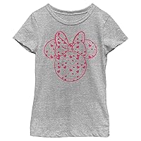 Disney Girl's Minnie Hearts Fill T-Shirt