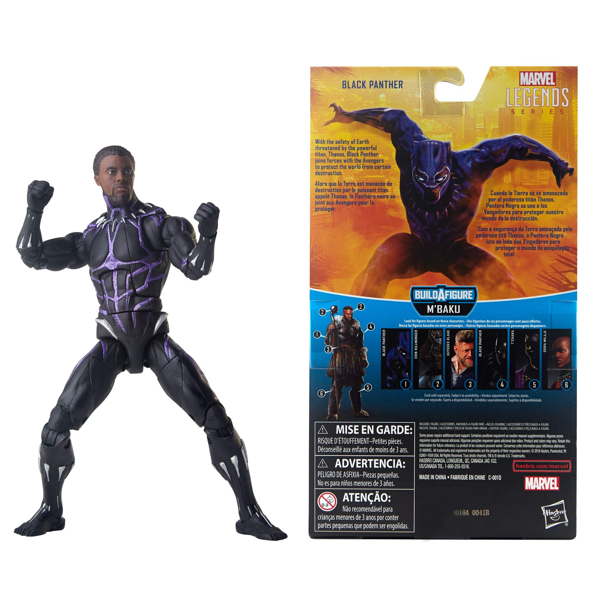 Mua Marvel Legends Series Avengers: Infinity War 6-inch Black Panther  Figure trên Amazon Mỹ chính hãng 2023 | Fado