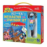 Educational Insights Hot Dots Jr. Interactive Storybook, 4 Books & Interactive Pen, Homeschool Learning Workbooks, Early Learning Activities for Ages 3+