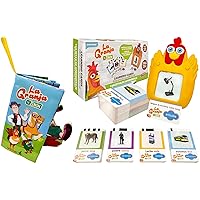 La Granja De Zenon Character Spanish Baby Books Toys Touch and Feel Cloth Crinkle Soft Books Spanish Baby Books and Bartolito Talking English Spanish Flash Cards Speech Therapy Toys