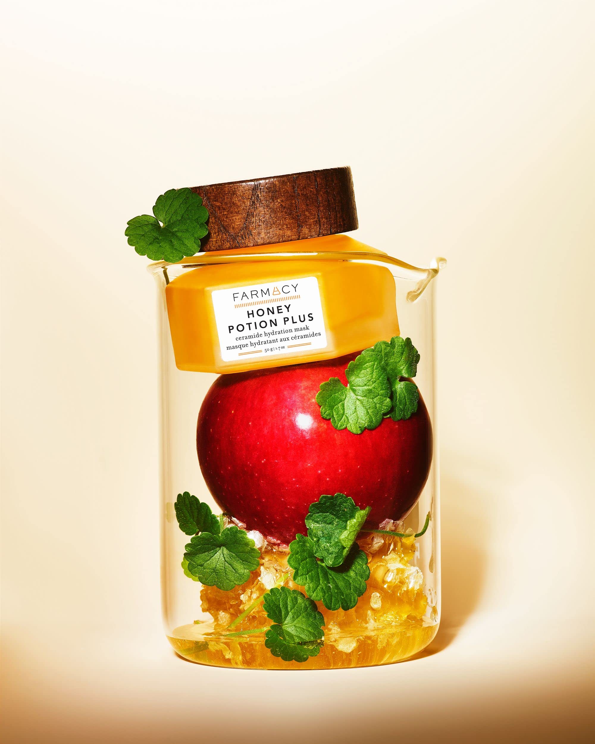 Farmacy Honey Potion Plus Face Mask - Antioxidant Rich Hydration Mask - Natural Moisturizing Facial Mask (1.7 Ounce/ 50 G)