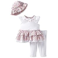 Little Me Baby-girls Newborn Blossom Dress And Legging Set
