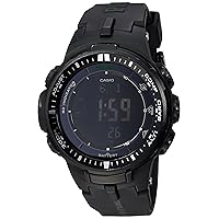 Casio Men's Pro Trek PRW-3000-1ACR Solar Powered Black Sport Watch