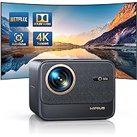 [Netflix Certified & Dolby Audio] 4K Projector with Wifi6 & Bluetooth, WiMiUS 700ANSI Native 1080P 6D Auto Focus & Keystone Home Theater Smart Projector, Outdoor Movie Projecor with Netflix 7000+Apps