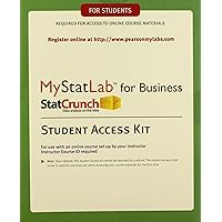 MyLab Statistics with eText for Business Statistics -- Standalone Access Card MyLab Statistics with eText for Business Statistics -- Standalone Access Card Printed Access Code