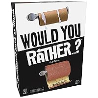 Spin Master Games Would You Rather? The Game, Funny Gifts, Party Games, Family Games, Bachelorette Parties, Board Games for Adults & Teens Ages 14 and up