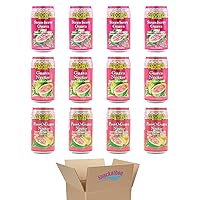 Aloha Maid Drinks, Guava Variety, 4 Cans per Flavor, Total 12 Cans