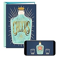 Hallmark Personalized Video Birthday Card, Cheers (Record Your Own Video Greeting)