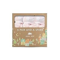 Angel Dear - Pink Lamb, Pair And A Spare Blankie Set, Pack Of 3