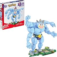 Pokémon Action Figure Building Toys, Machamp with 399 Pieces, 1 Poseable Character with Full Articulation