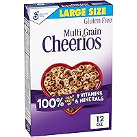 Multi Grain Cheerios Heart Healthy Cereal, 12 OZ Large Size Cereal Box