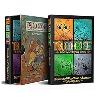 Root- The Roleplaying Game Deluxe Edition - Set Includes Core Rulebook & Travelers & Outsiders Supplement, Alternate Foil Stamped Cover & Lush Hard Slipcase, 3-5 Player, 2-4 Hour Run Time