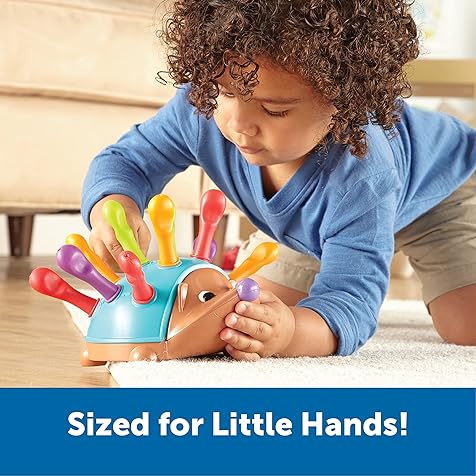 Spike The Fine Motor Hedgehog - Toddler Learning Toys, Fine Motor and Sensory Toys for Kids Ages 18+ Months, Montessori Toys,Educational Toys for Toddlers