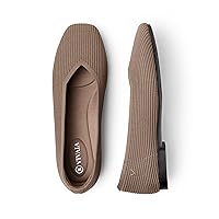VIVAIA Square Flats for Women Margot 2.0 All Day Comfortable Ballet Flats Shoes with Arch Support Slip on Dress Flats Casual Washable Shoes