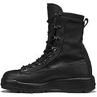 Belleville 700 8 Inch Waterproof Duty Black Tactical Boots for Men - Polishable Leather and Nylon with Oil-Resistant Gore-Tex Lining for Police, EMS, and Security Personnel