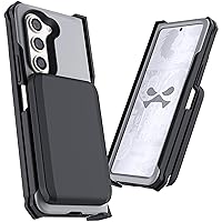 Ghostek EXEC Galaxy Fold5 Wallet Case with Detachable Magnetic Credit Card Holder and Hinge Protection Supports Wireless Charging Phone Cover Designed for 2023 Samsung Galaxy Z Fold 5 (7.6inch) (Gray)