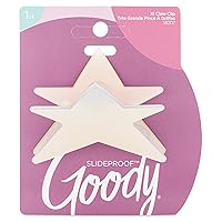 Goody Nostalgia Large Star Claw Clip, 1 Count - for All Hair Types - Great for Easily Pulling Up Your Hair - Pain-Free Hair Accessories for Women, Men, Boys, and Girls