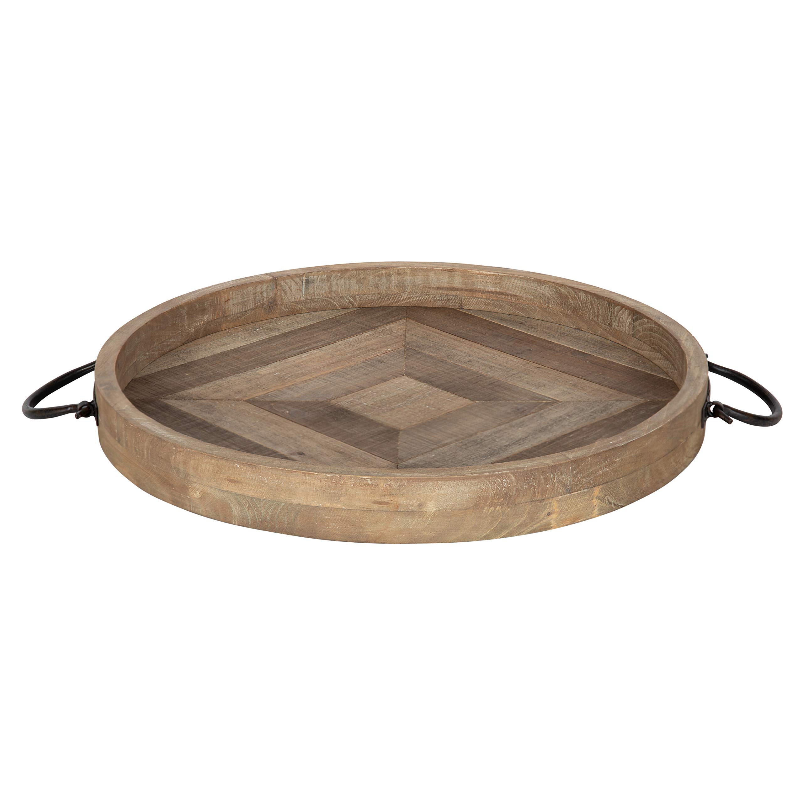 Mua Kate and Laurel Marmora Rustic Round Decorative Tray with ...