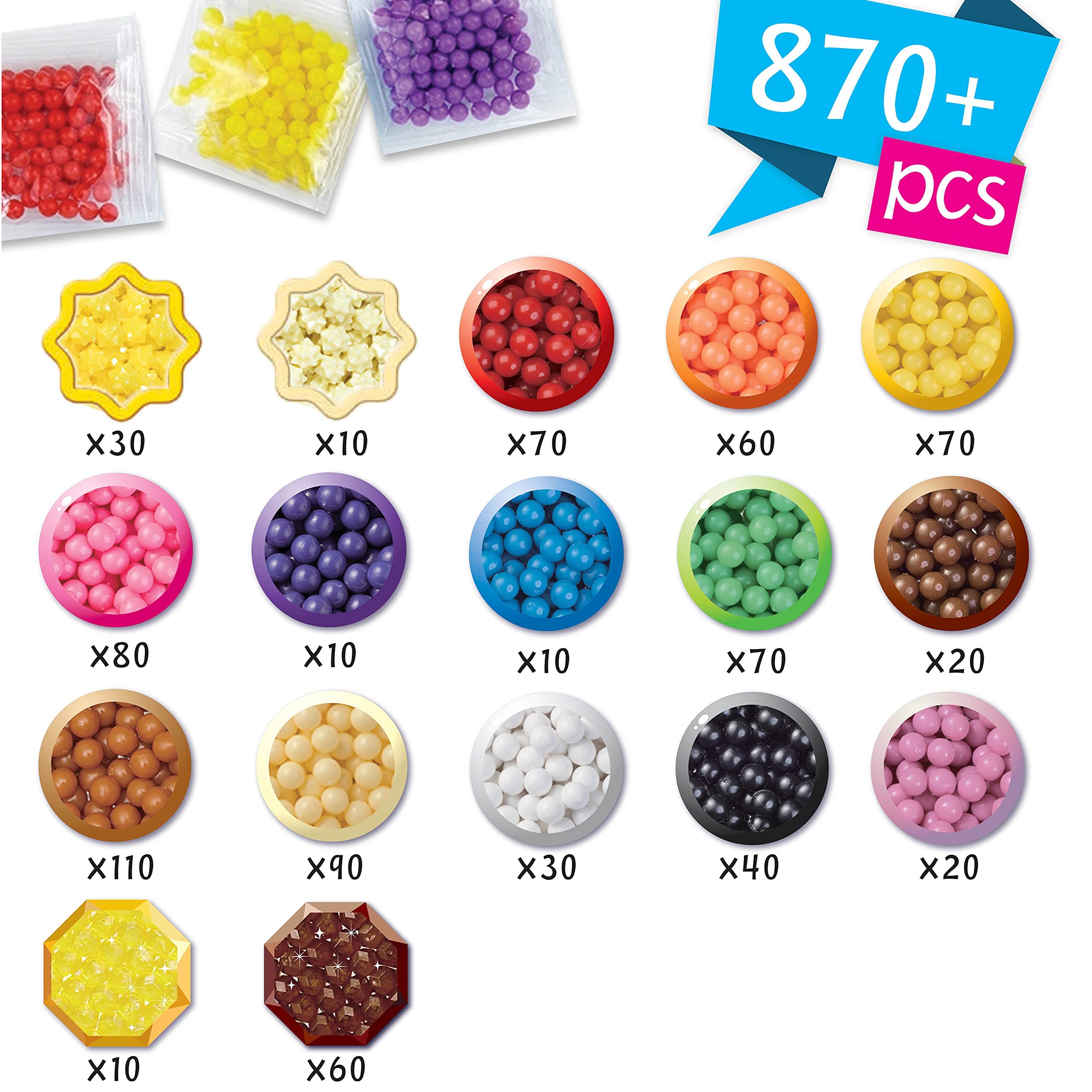 Aquabeads Animal Crossing™ : New Horizons Character Set, Kids, Beads, Arts and Crafts, Complete Activity Kit for 4+