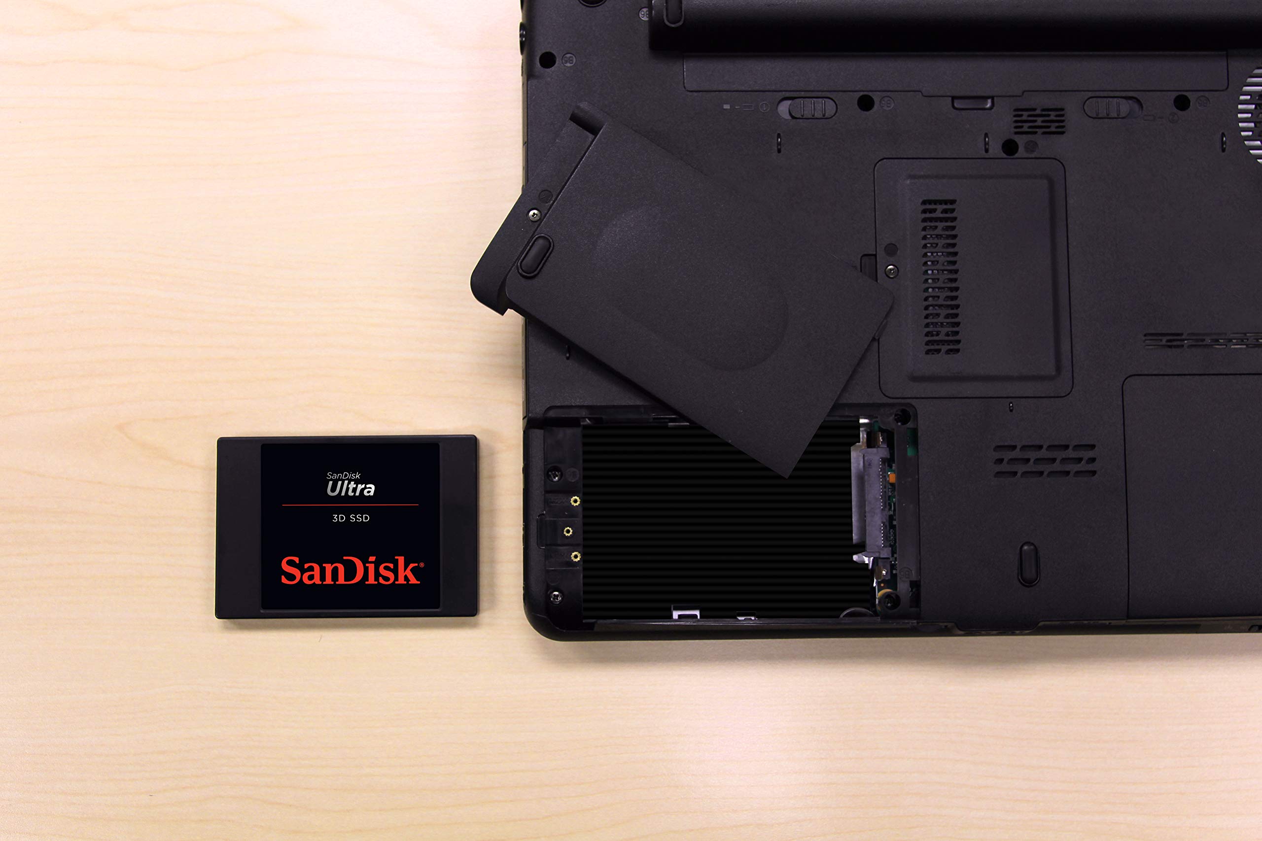 SanDisk Ultra 3D NAND 1TB Internal SSD - SATA III 6 Gb/s, 2.5 Inch /7 mm, Up to 560 MB/s - ‎SDSSDH3-1T00-G26