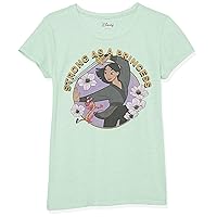 Disney Girl's Mulan Fight Like a Princess T-Shirt
