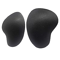 BIMEI 2PS Self-adhesive Sponge Thigh Pads Hip Pads Sponge Thigh Pads Hip Lifting Pads Crossdressing (L, Black Mini)