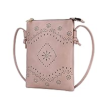 MKF Collection Crossbody Bag for Women, Vegan Leather Designer Crossover Lady Handbag Small Messenger shoulder bag