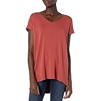 Amazon Essentials Women's Supersoft Terry Relaxed-Fit Dolman-Sleeve V-Neck Tunic (Previously Daily Ritual)