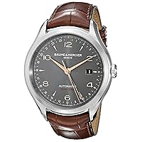 Baume & Mercier Men's BMMOA10111 Clifton Analog Display Swiss Automatic Brown Watch