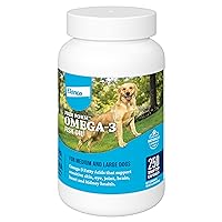 Snip Tips Omega-3 Fish Oil Liquid Supplement for Medium & Large Dogs, 250 Count