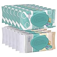 Charmin Freshmates Flushable Unscented Wet Wipes, 12 Packs, 40 Sheets Per Pack, Prime Pantry