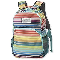 KAVU Packwood Backpack with Padded Laptop and Tablet Sleeve, Summer Stripe