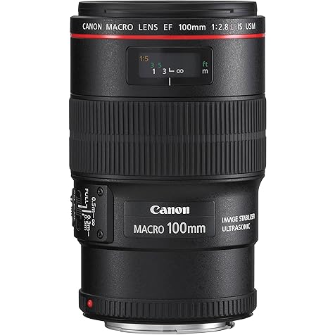 EF 100mm f/2.8L IS USM Macro Lens for Canon Digital SLR Cameras, Lens Only