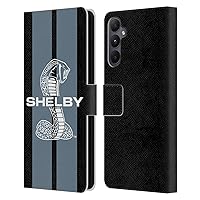 Head Case Designs Officially Licensed Shelby Gray Car Graphics Leather Book Wallet Case Cover Compatible with Samsung Galaxy A05s