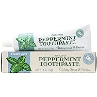 Trader Joe's Anticavity Peppermint Toothpaste with Baking Soda (2-Pack)