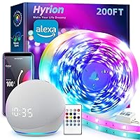 Smart LED Light Strips,200 ft WiFi LED Light,Sound Activated Color Changing with Alexa and Google,Sync Music with Led Strip Lights for Bedroom for Living Room, Home Decor