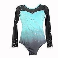 Gymnastics Competition Women's Athletic Clothing Artistic Gymnastics Clothing blue girl