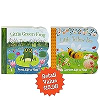 Little Green Frog & Little Yellow Bee 2-pack - A Lift-a-Flap Board Book Bundle Set for Babies and Toddlers, Ages 1-4 (Chunky Lift a Flap)
