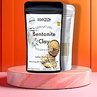 Bentonite Clay Powder for Natural Detoxify, Oil Control & cleansing facial mask - Transform Your Skin with the Elegance of 100% Natural Indian Healing Clay (5.29 oz)